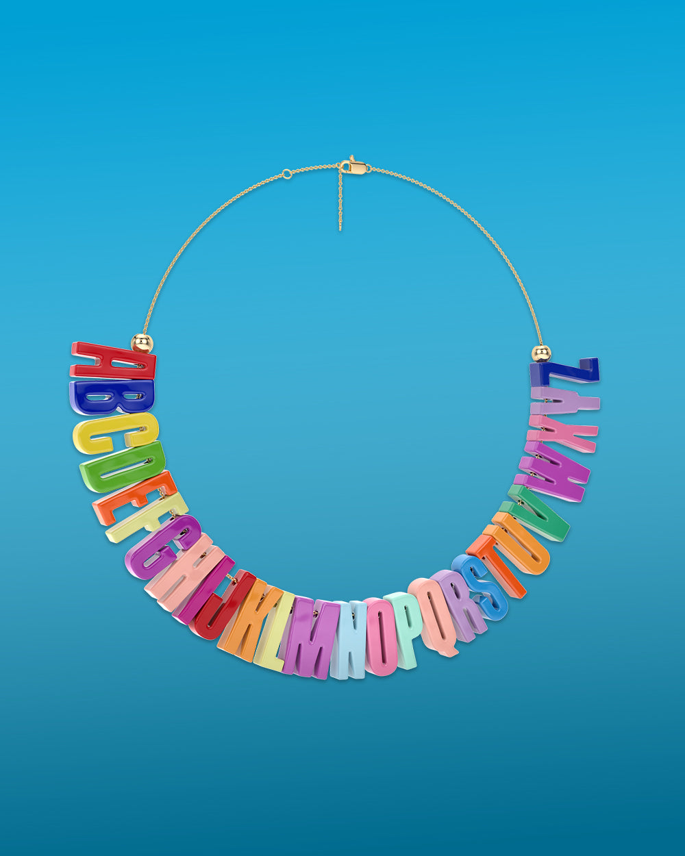 The Alphabet Chain Necklace