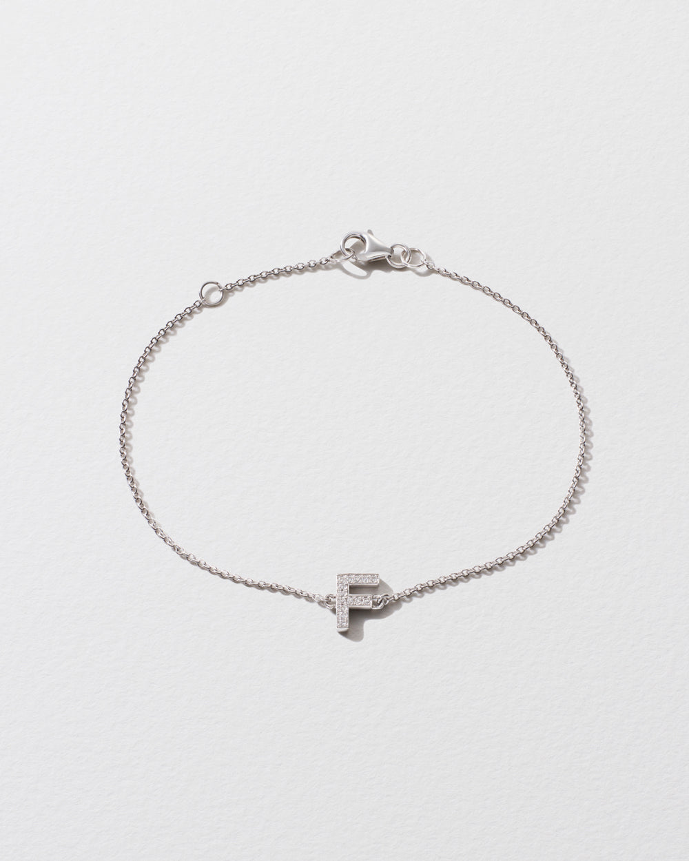 Personalised Diamond Letter Bracelet