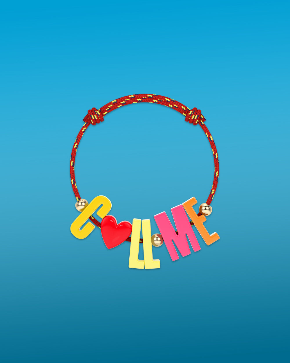 'Call Me' Cord Bracelet