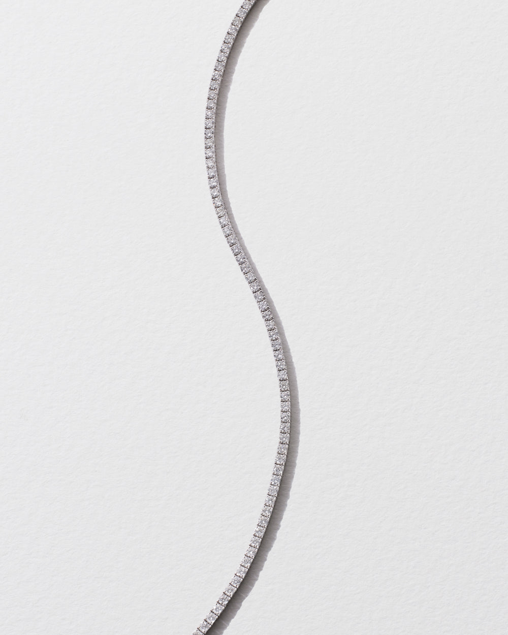 Slim Diamond Tennis Bracelet