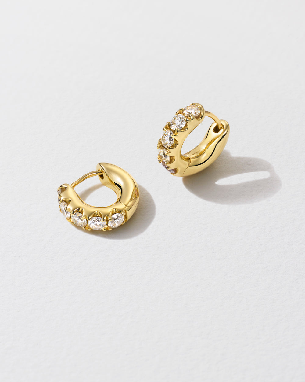 Super Duper Diamond Hoop Earrings