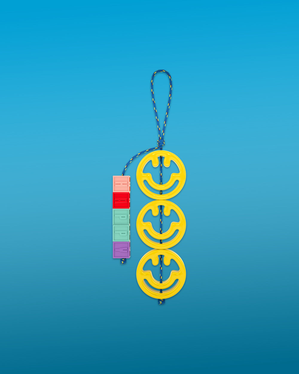 Happy' Cord Bag Charm