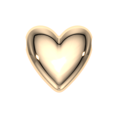 Heart Yellow Gold Charm