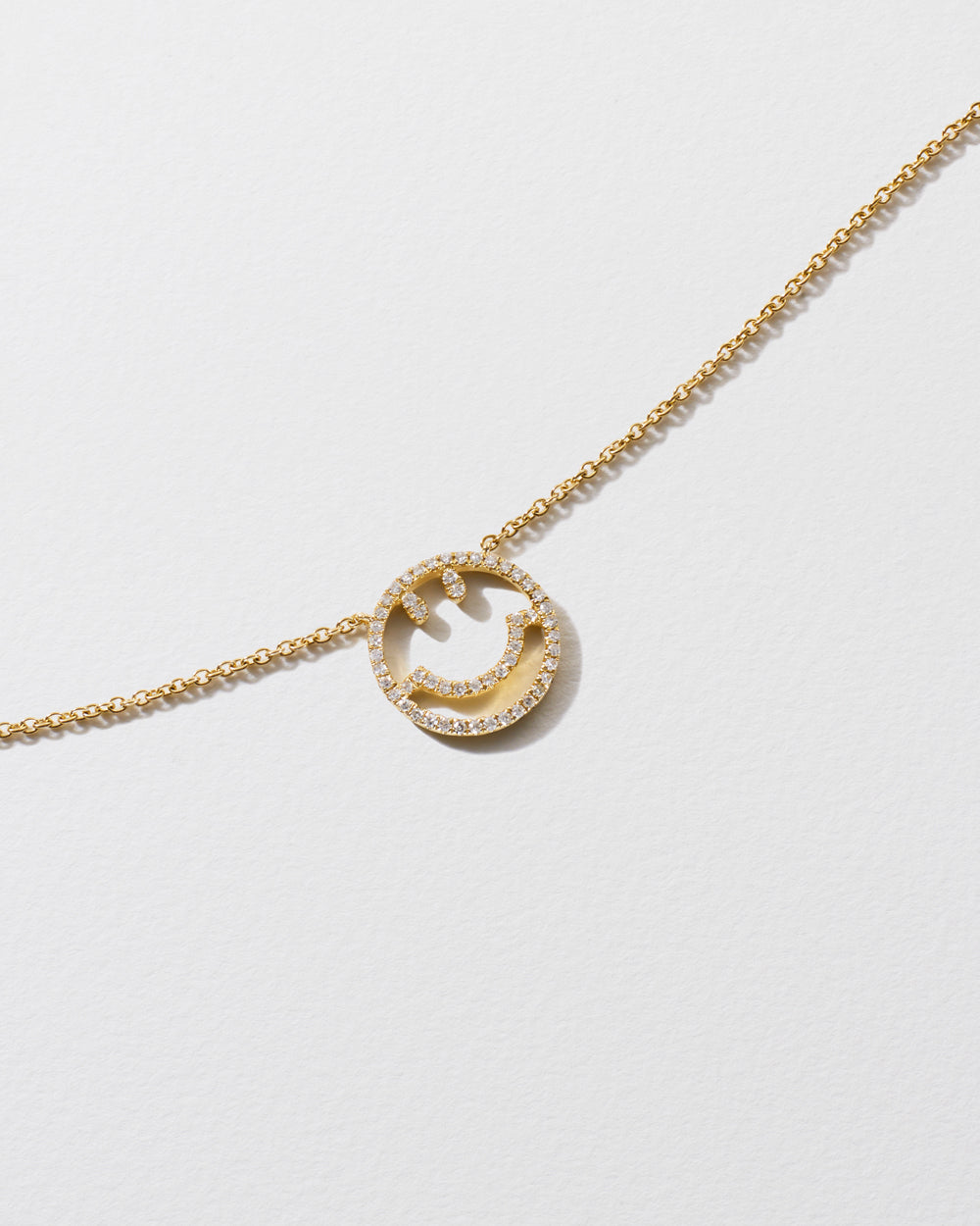 Diamond Have A Nice Day Necklace