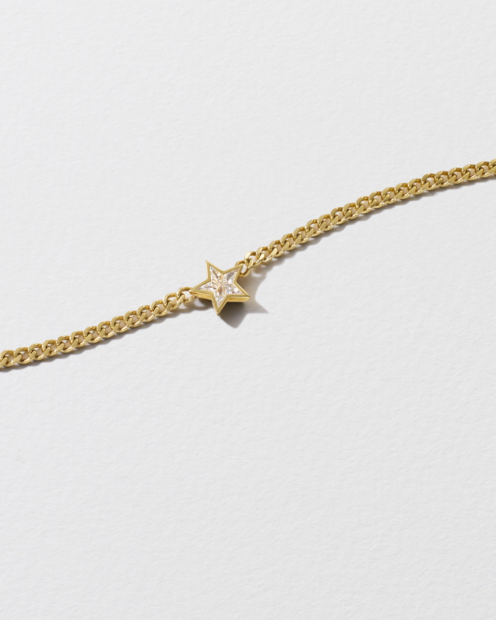 Super Duper Diamond Star Necklace 14k Gold