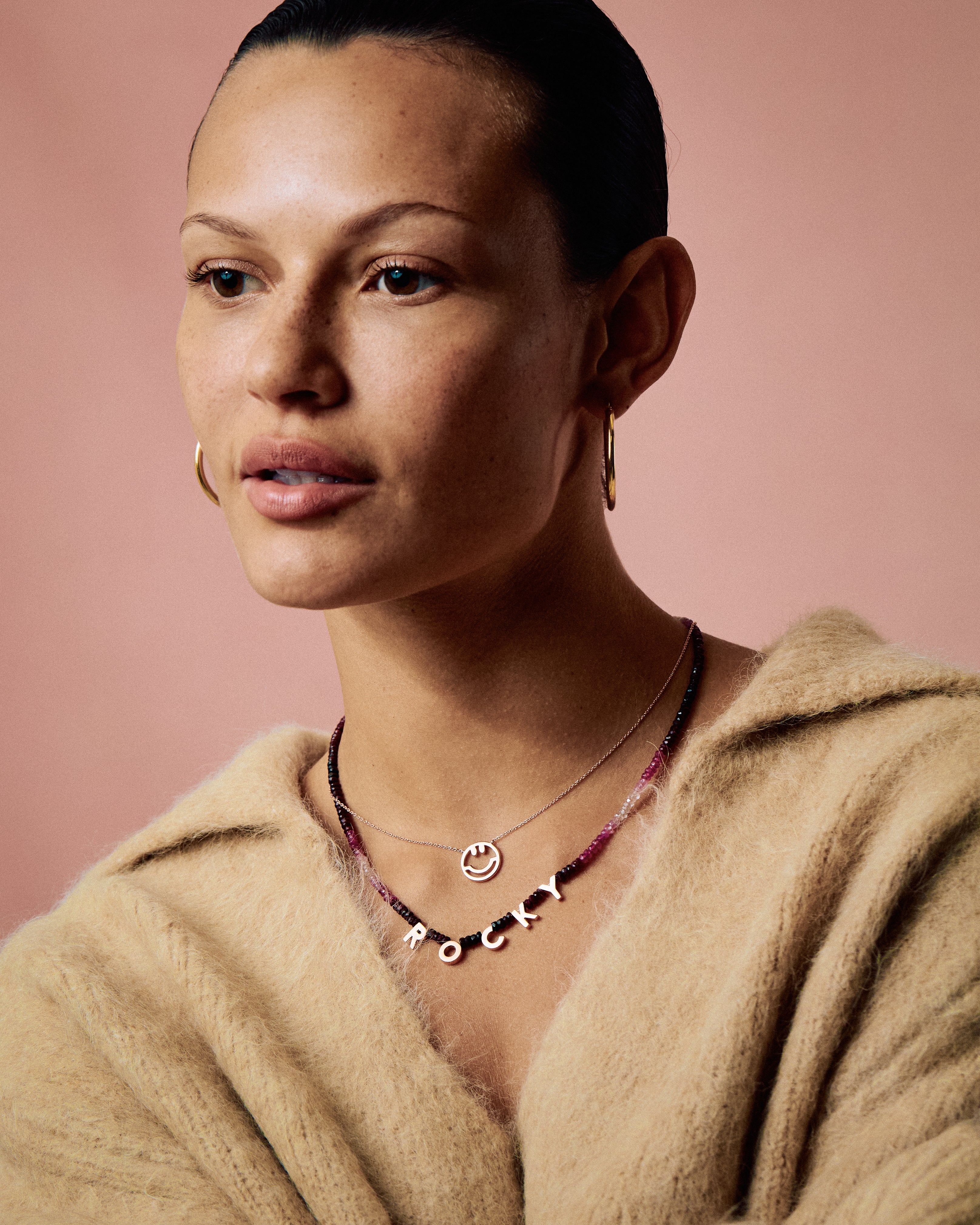 Gold Have A Nice Day Necklace