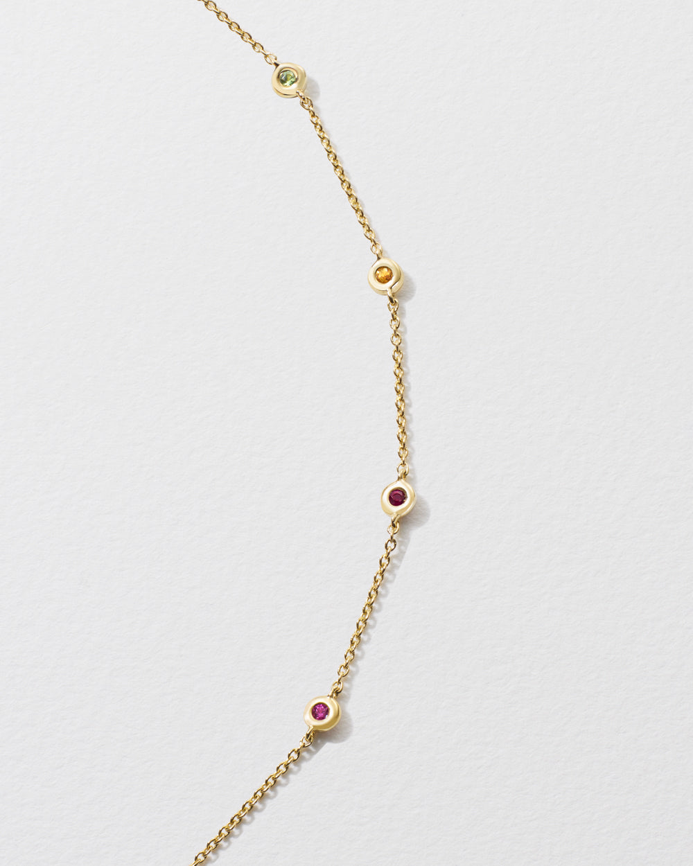 Rainbow Sapphire Skittle Bracelet