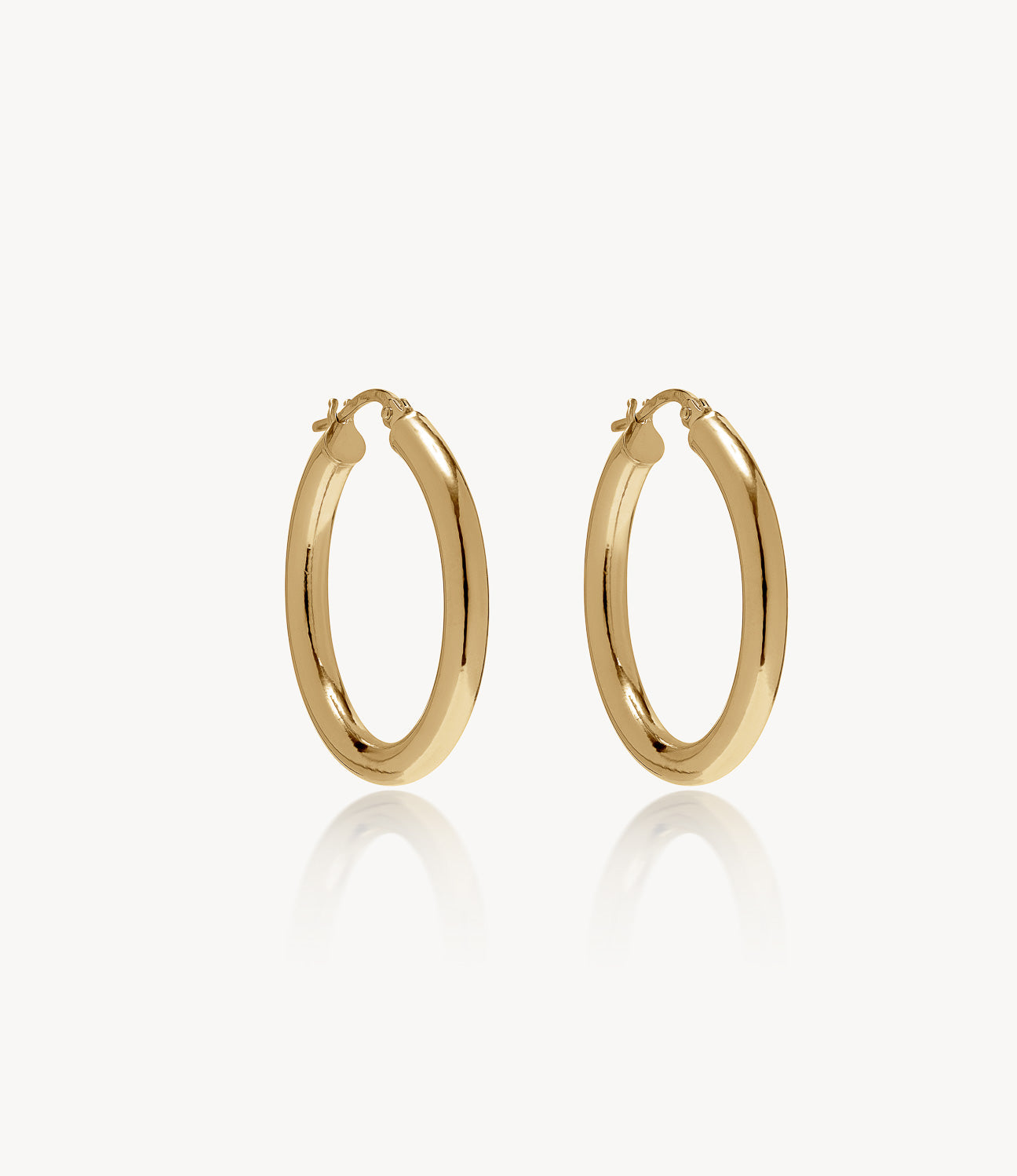 Small Slim Gold Hoops