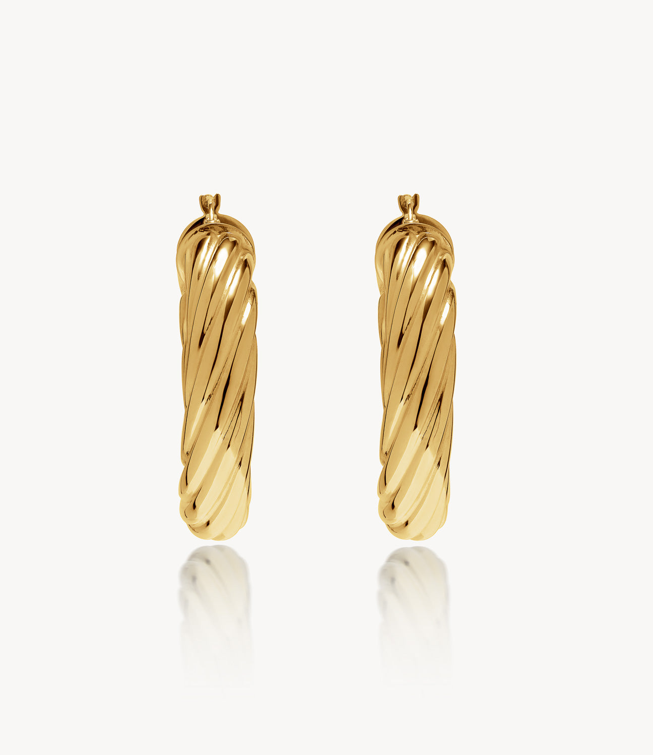 The Janet, Gold Retro Hoops