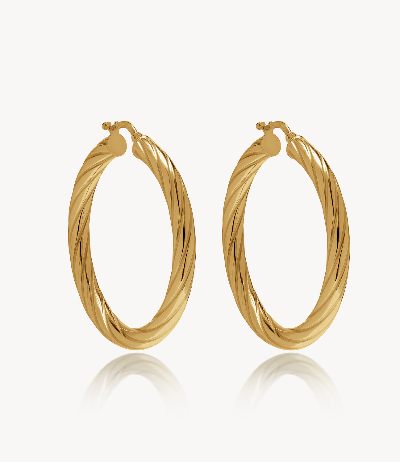 The Skinny Janet, Gold Retro Hoops