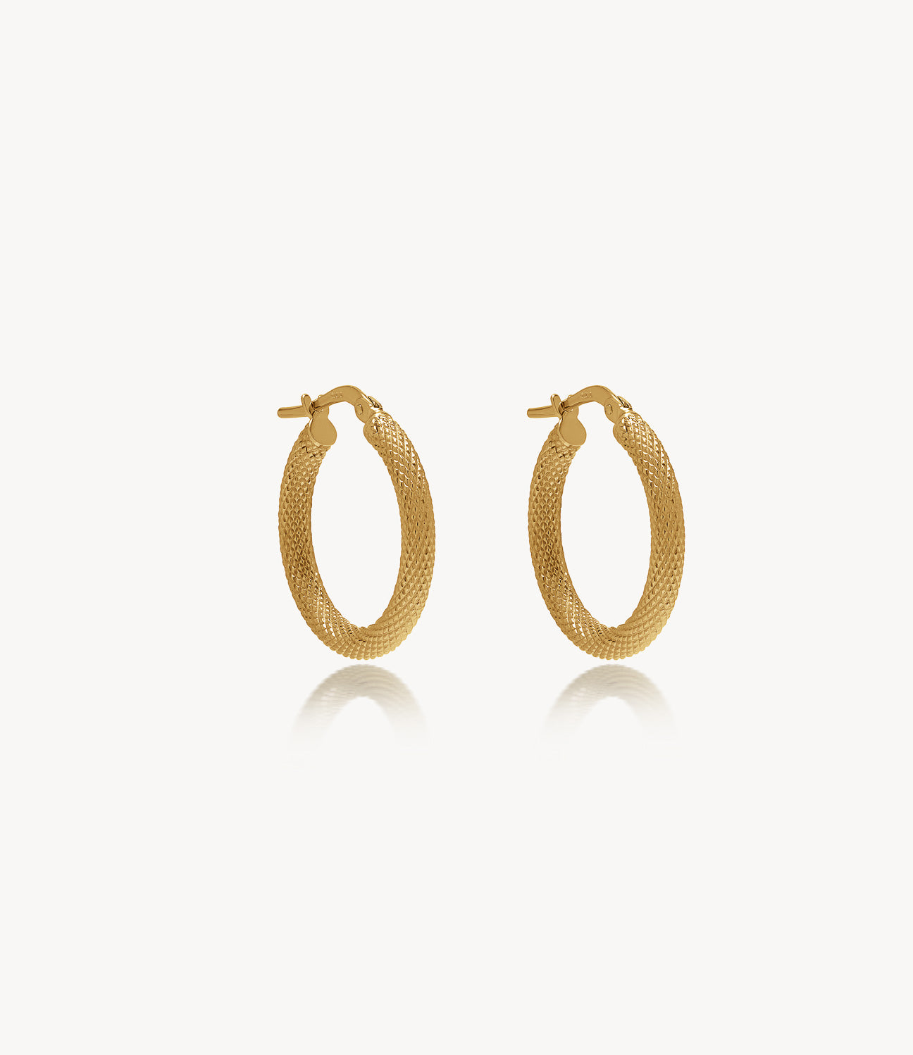 The Gold Snake Hoops