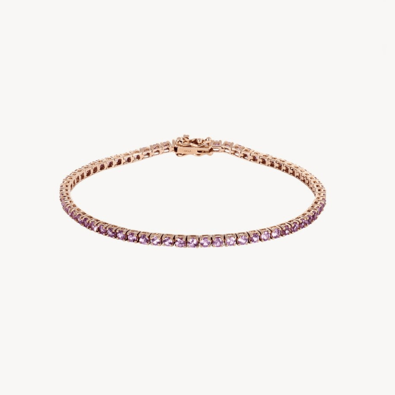Rose gold sapphire online bracelet