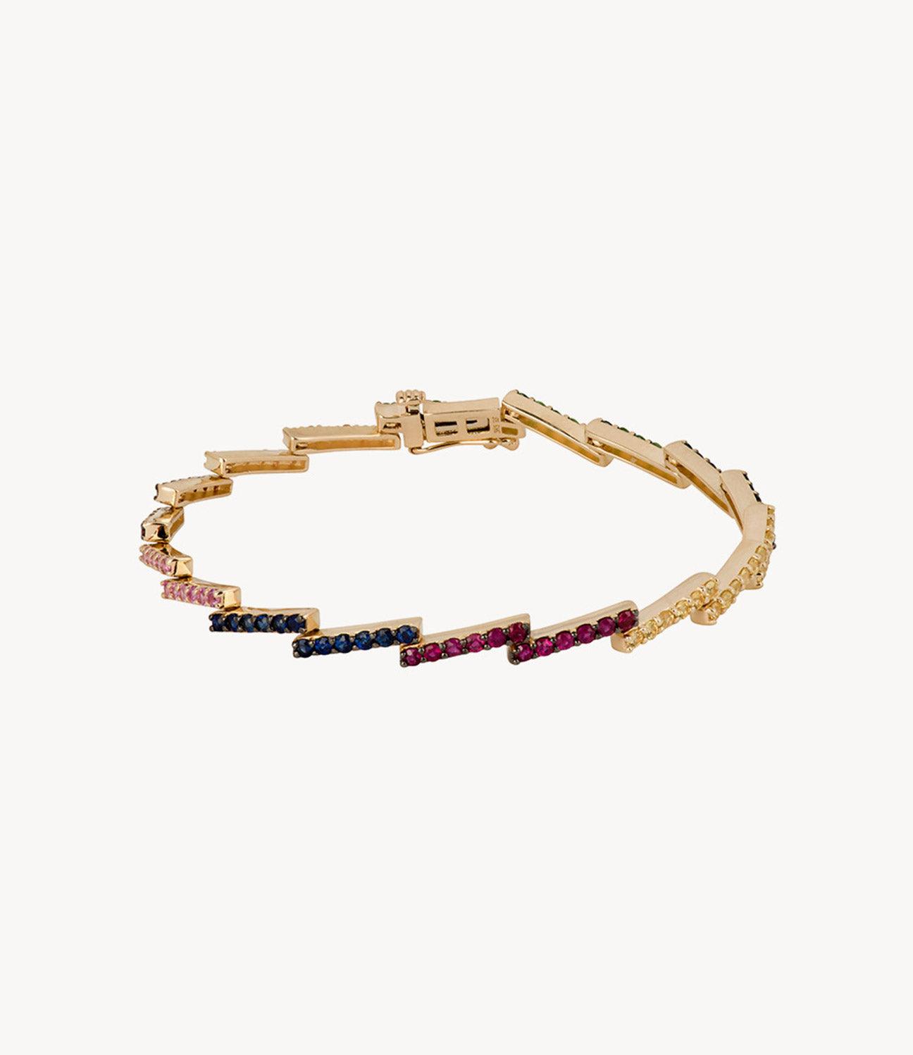 Louis Vuitton Multicolored Monogram Chain Link Bracelet