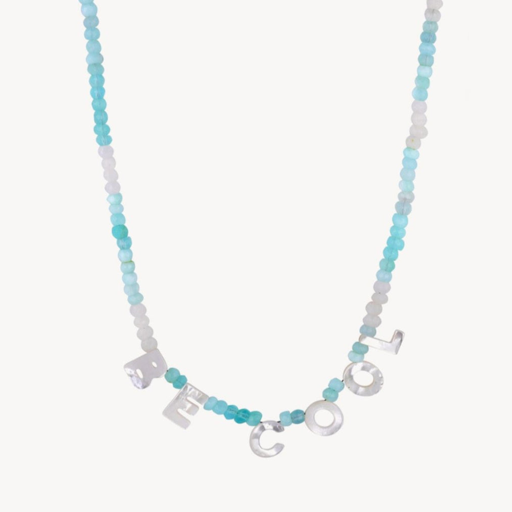 Pearl & Opal 'Be Cool' Beaded Necklace