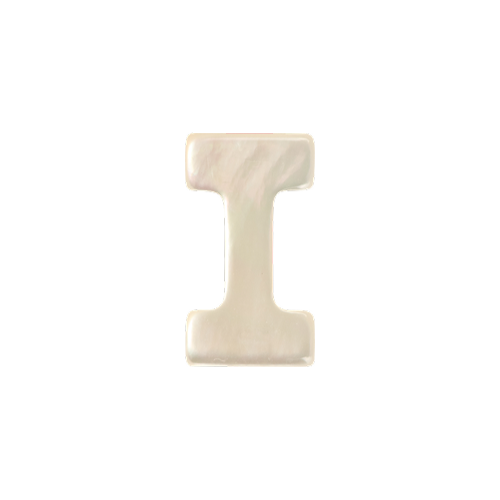 Mother of Pearl Letter Charm