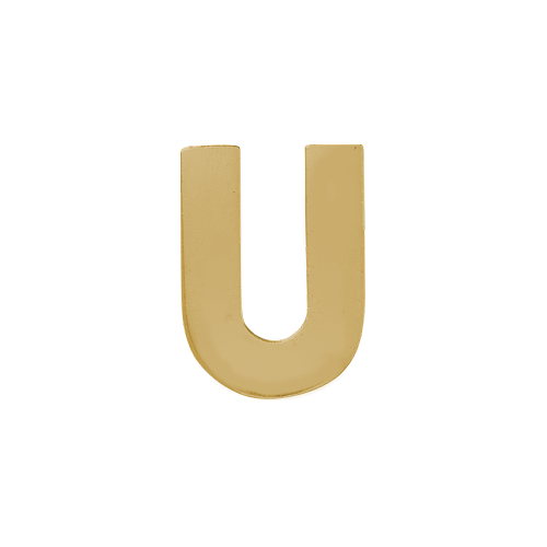 14k Yellow Gold Letter Charm