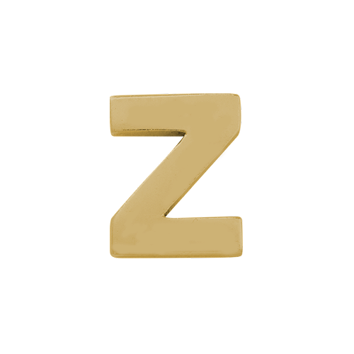 14k Yellow Gold Letter Charm