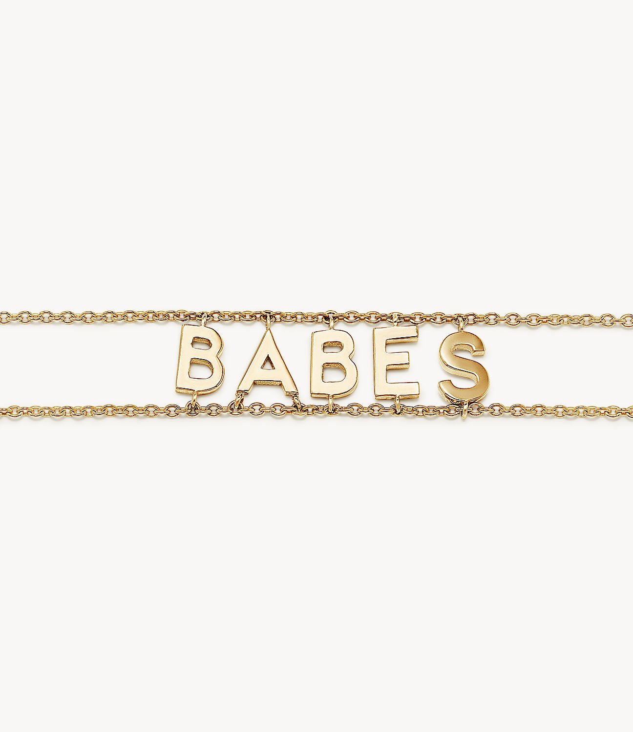 'Babes' Bracelet in Yellow Gold