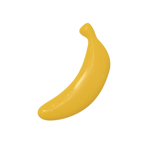 Banana Resin Charm