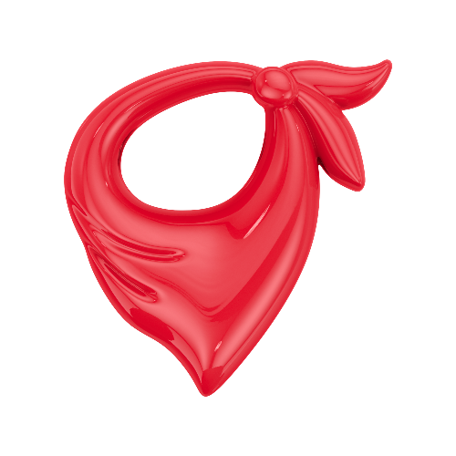 Bandana Scarf Resin Charm