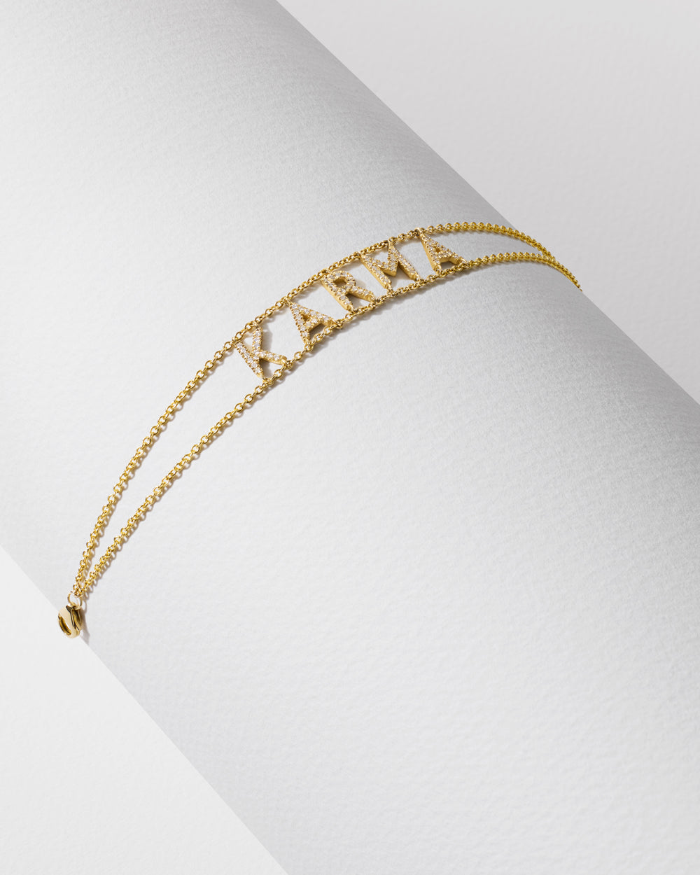 Diamond 'Karma' Say Something Bracelet
