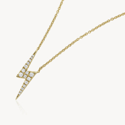 Diamond Lightning Bolt Necklace