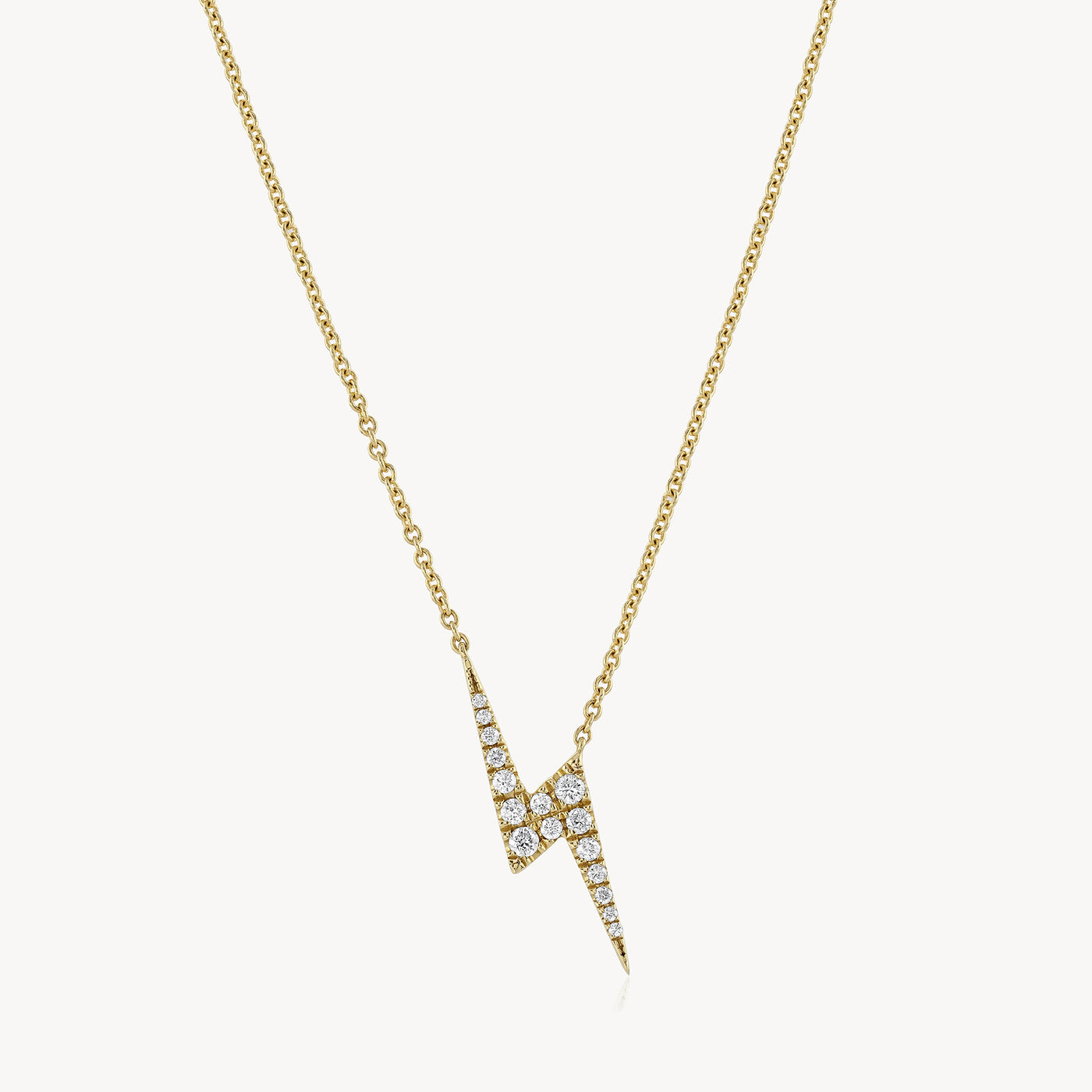 Diamond Lightning Bolt Necklace