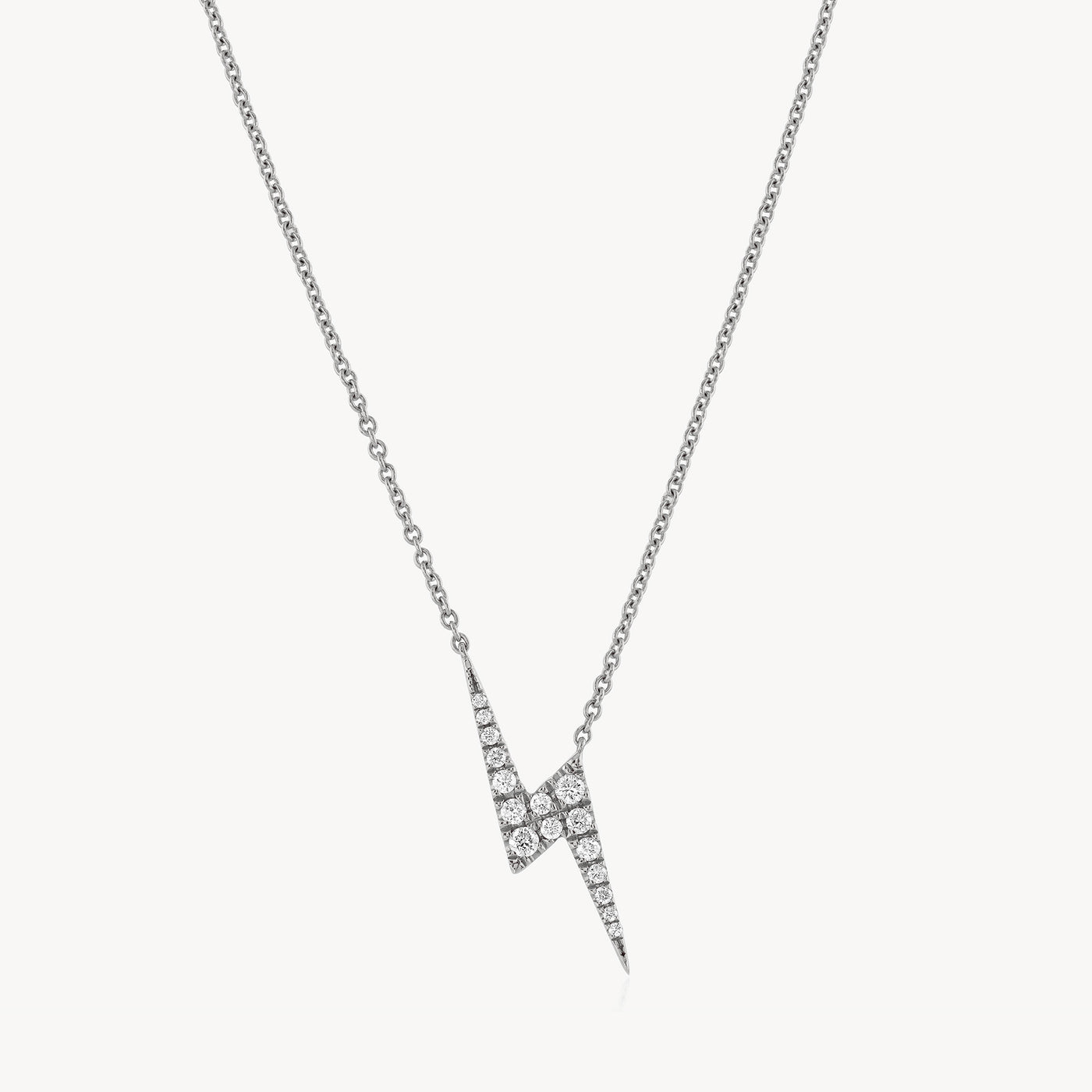 Diamond Lightning Bolt Necklace