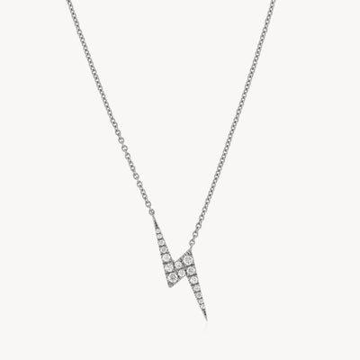 Diamond Lightning Bolt Necklace