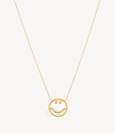 Gold Have A Nice Day Necklace