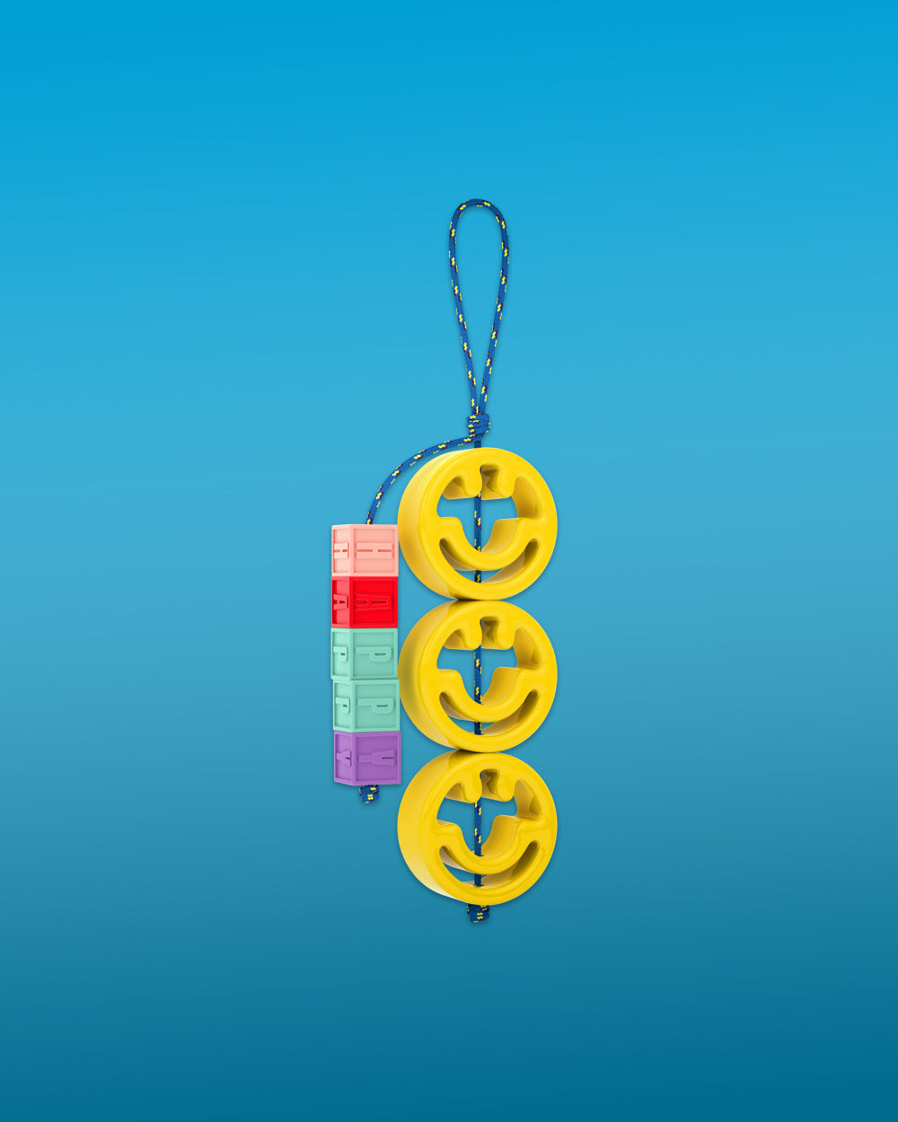 Happy' Cord Bag Charm