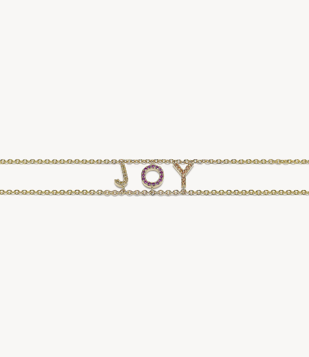 Pink & Yellow Sapphire 'Joy' Say Something Bracelet