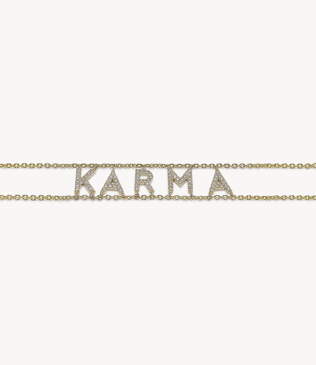 Diamond 'Karma' Say Something Bracelet