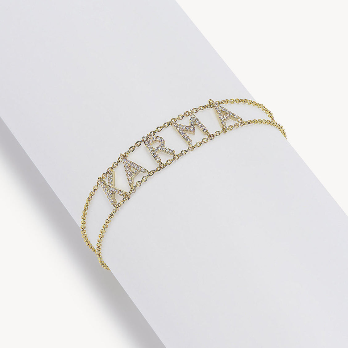 Diamond 'Karma' Say Something Bracelet