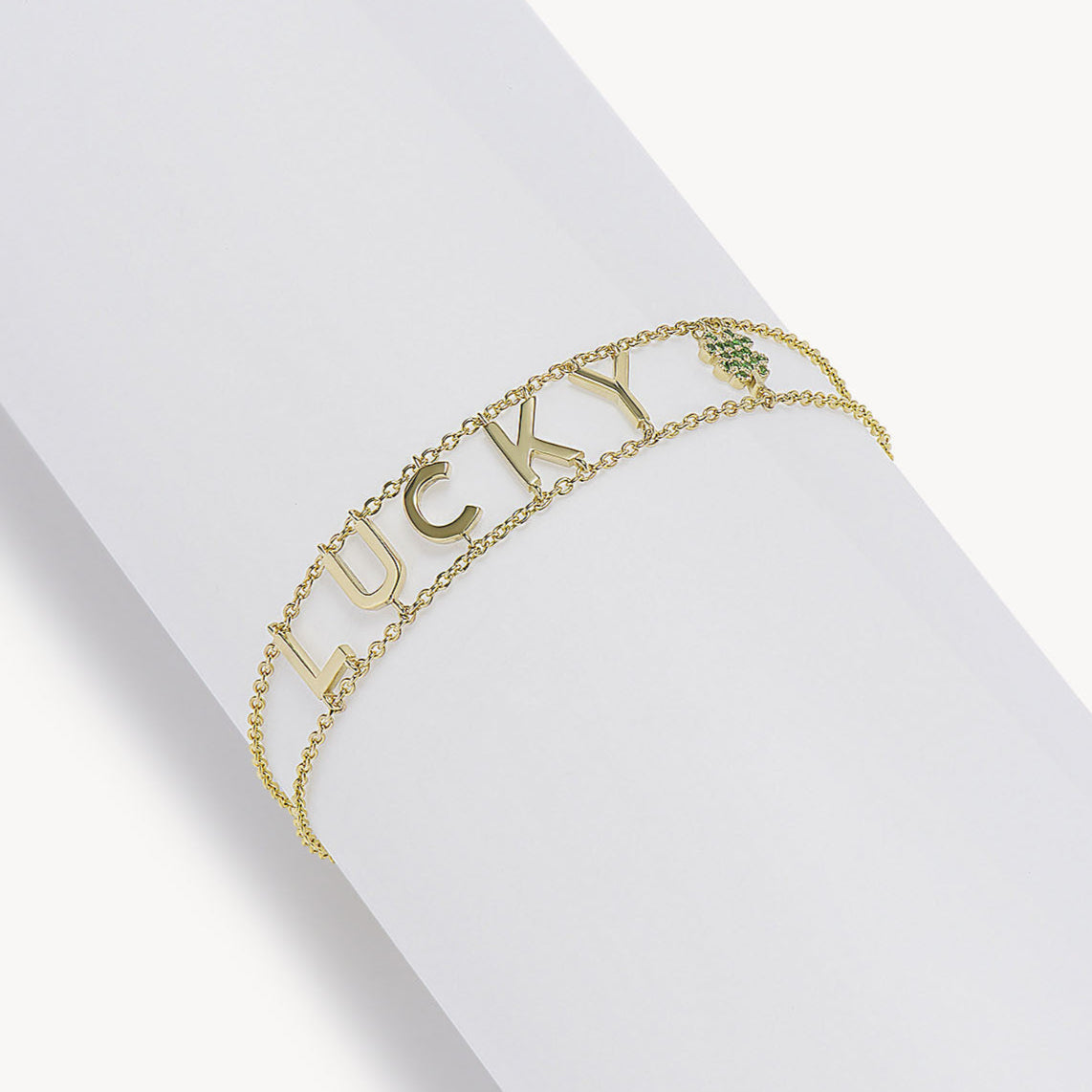 Tsavorite 'Lucky' Say Something Bracelet