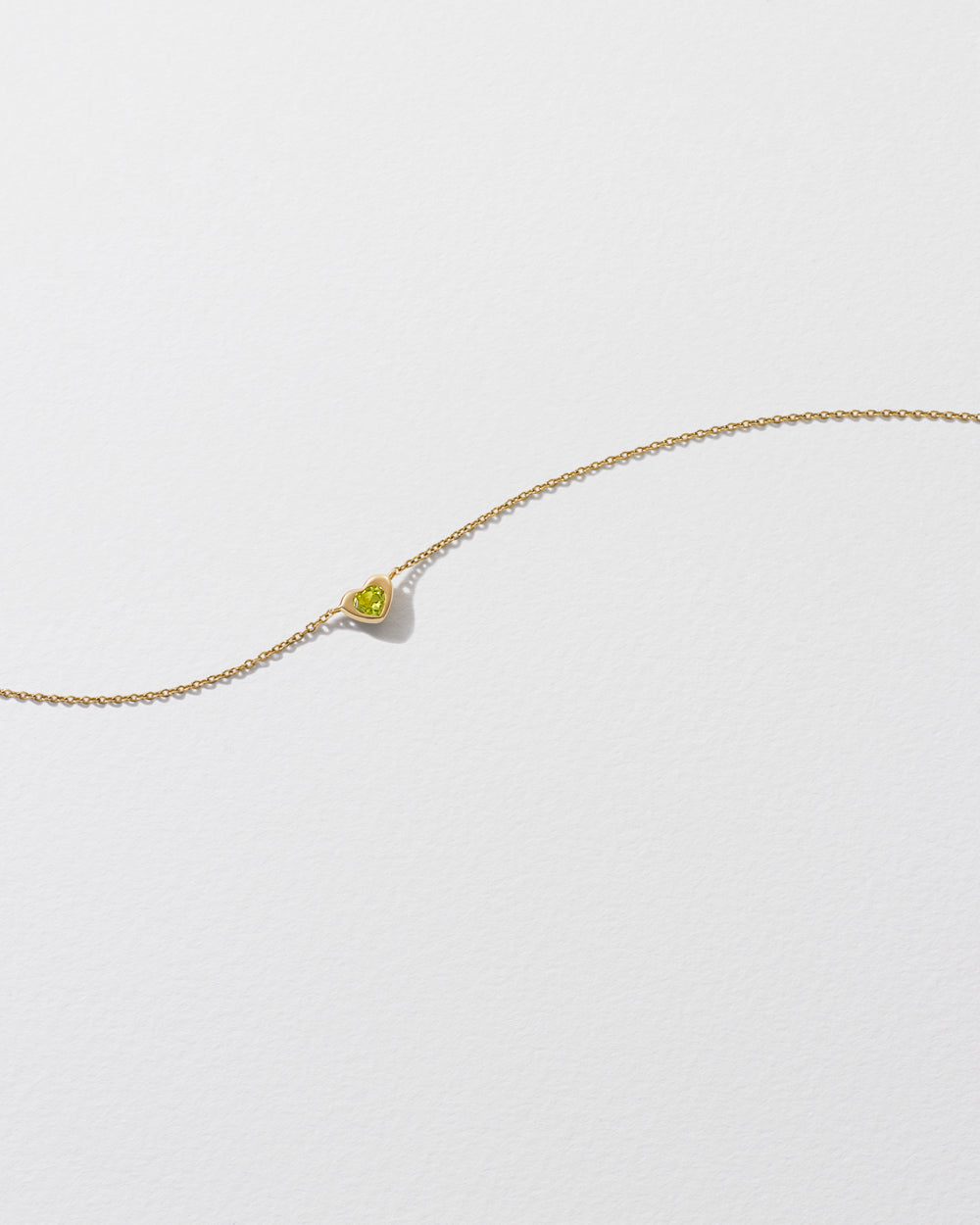 Mini Peridot True Love Pendant Necklace