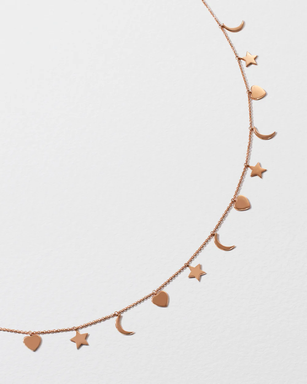 Gold Love You More Charm Necklace