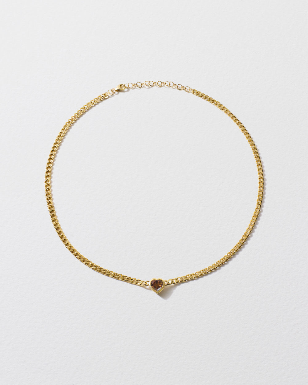 Super Duper Tourmaline Heart Necklace