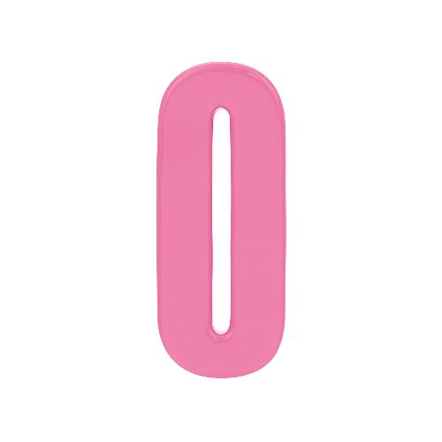 Letter O Resin Charm