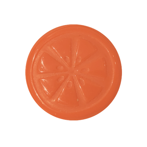 Orange Resin Charm