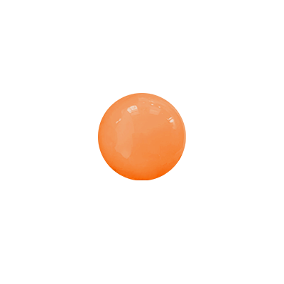 Orange Resin Bead