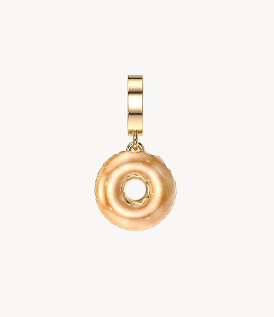 Multi-Glazed Dangly Donut Pendant