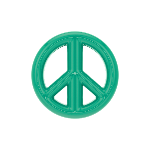 Peace Sign Resin Charm