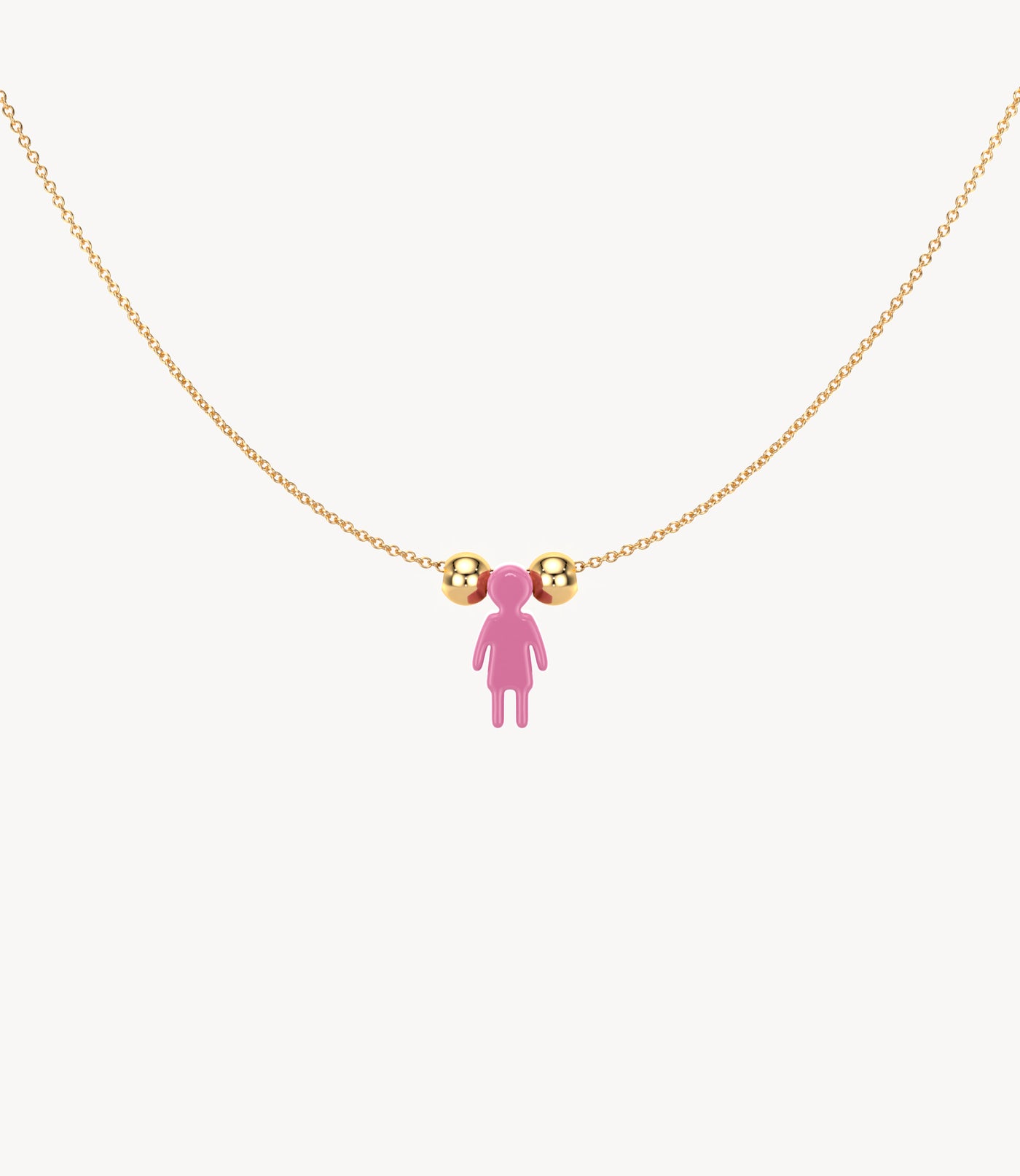 Personalised Solo Charm Chain Necklace