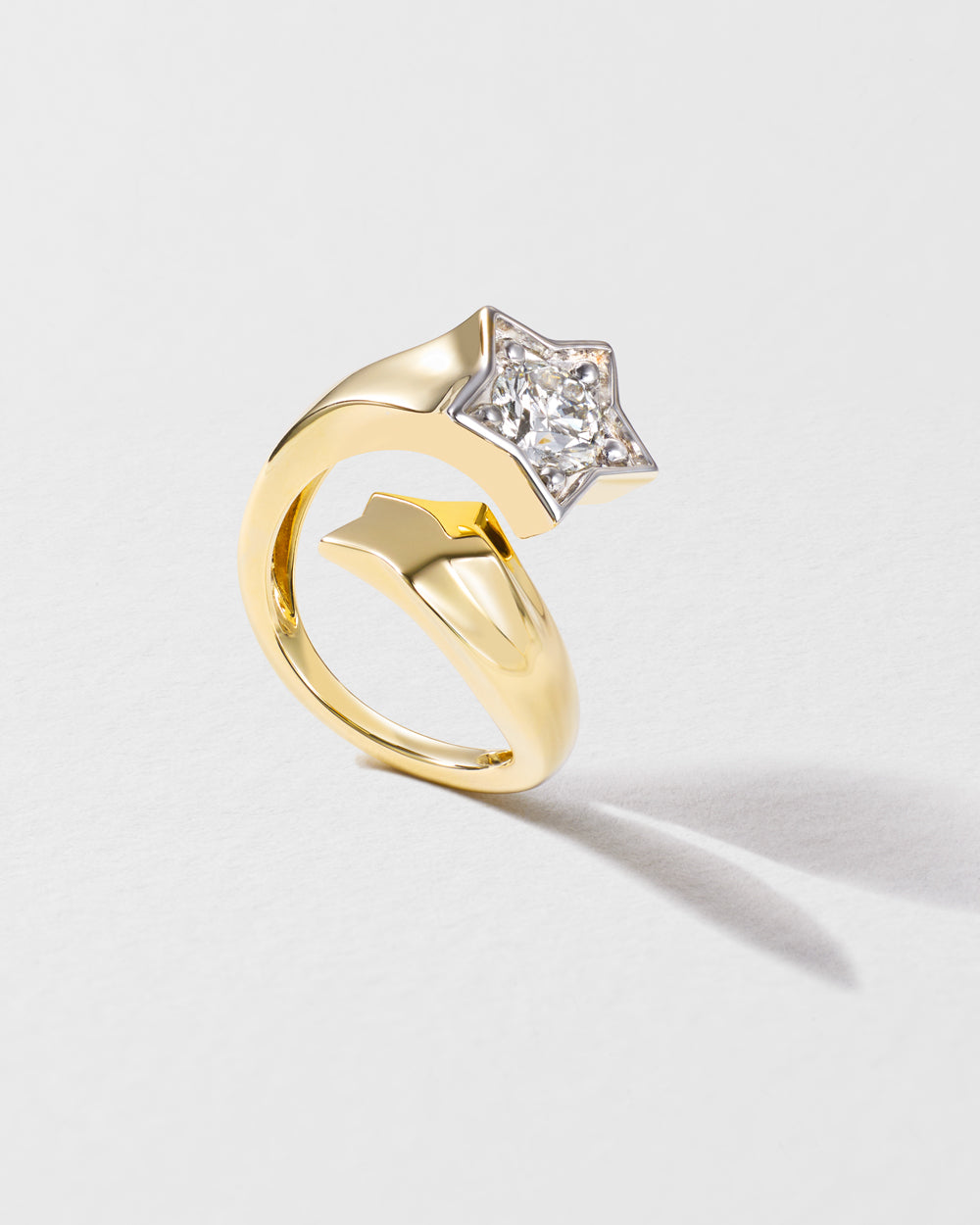 Diamond Mega Shooting Star Ring