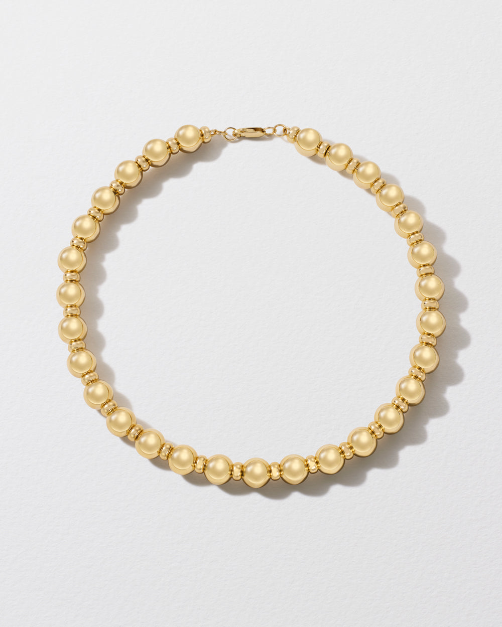 Gold Puffy Pop Necklace