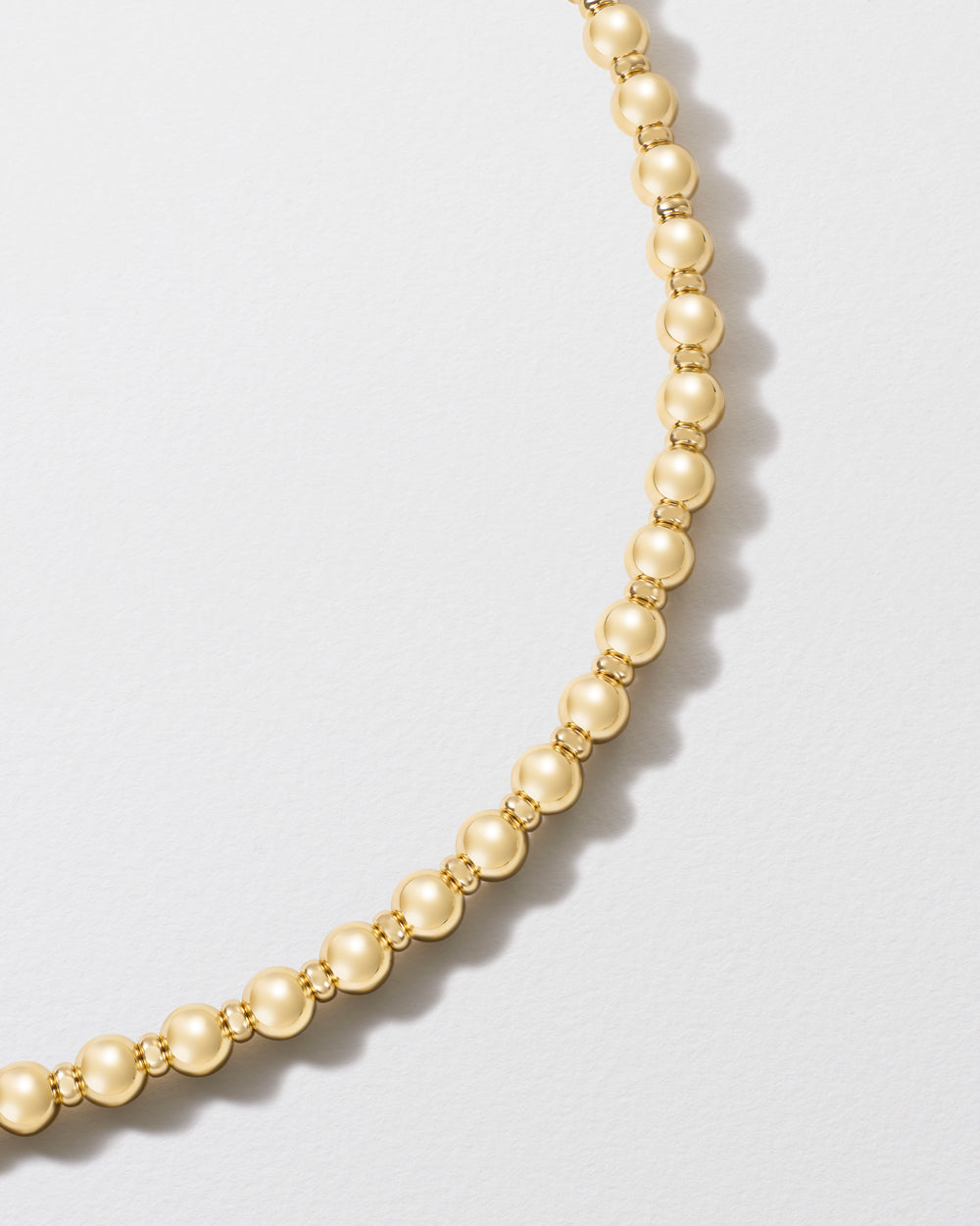 Gold Puffy Pop Necklace