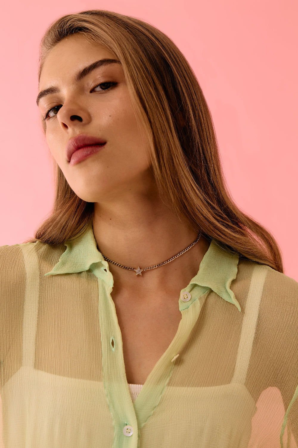 Super Duper Diamond Star Necklace