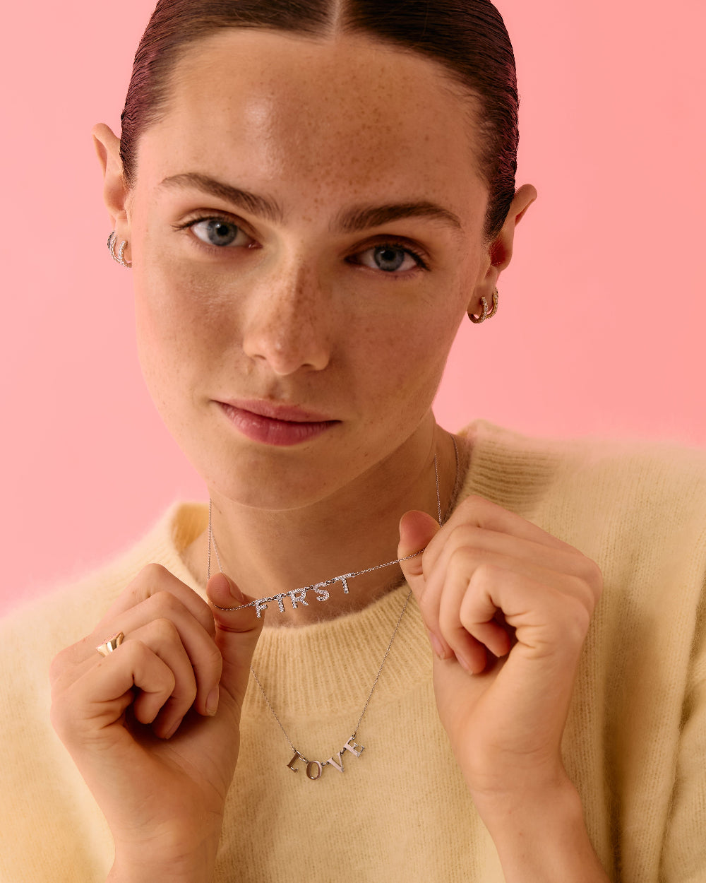 Personalised Gold Letter Necklace