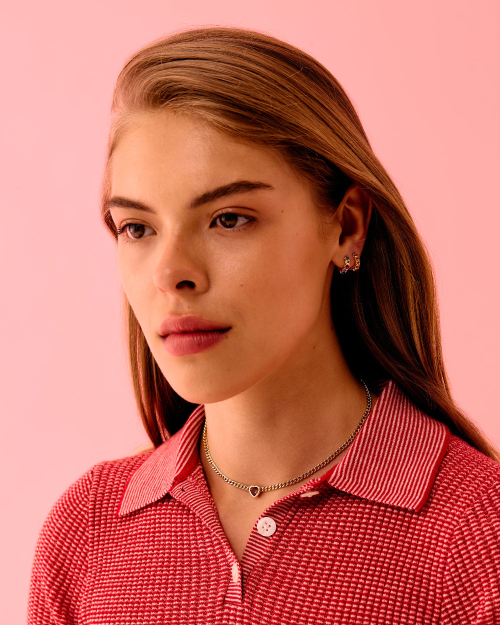 Super Duper Tourmaline Heart Necklace